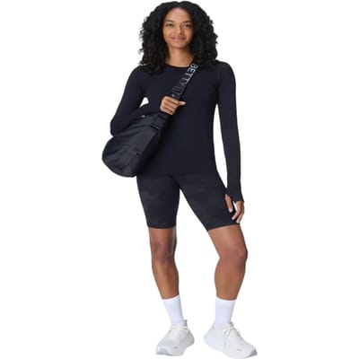 Sweaty Betty Sweaty Betty Athlete Seamless Long Sleeve Top ZWART - Maat M