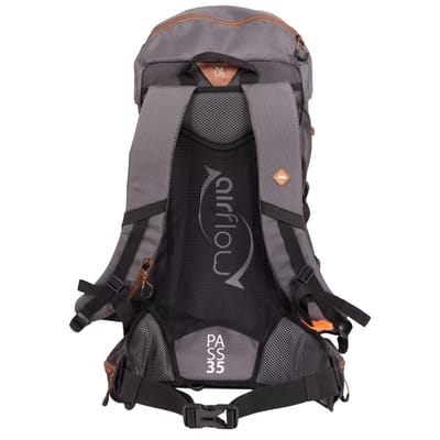 Trespass Pass 35L Wanderrugzak (Donkergrijs)