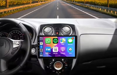 Autoradio 4/64 met Carplay en Android auto | Geschikt voor Nissan Note 2 2012-2021 | Radio scherm met Navigatie | 2012 2013 2014 2015 2016 2017 2018 2019 2020 2021| E12