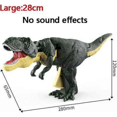 Jouets Dinosaures Zazaza pour Garçons Dinosaures Jouets Pistolet Décompression Rugissement Oscillation   Jouets Anti-Stress Créatifs Télescopiques Cadeaux pour Enfants