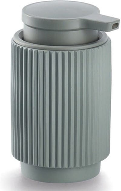 Zeller Zeeppompje/dispenser - keramiek - groen - kunststeen - 8 x 14 cm - 300 ml