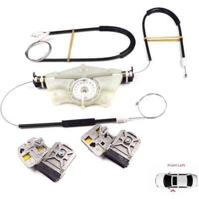 BWR50 Raammechanisme Reparatie Metalen Kit Voordeur Links voor VW Golf MK4 Jetta Bora A4 1J 4/5 Deurs 1JM898461