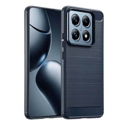imoshion Hoesje - Geschikt voor Xiaomi 14T Pro - Brushed Backcover - Donkerblauw
