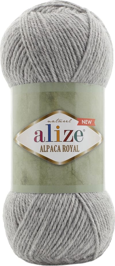 Alize Alpaca Royal Grey Melange 21 Pakket 5 Bollen 500 Gram