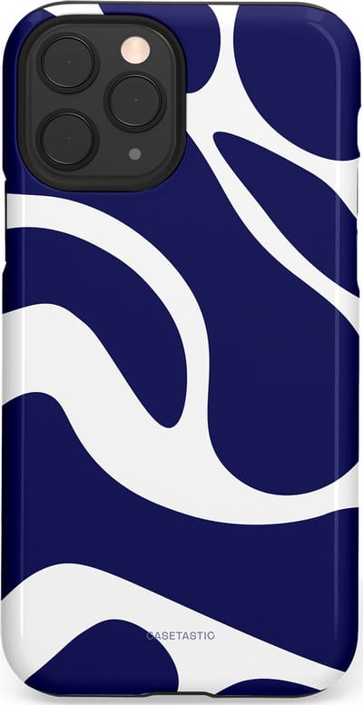 Casetastic Hoesje Geschikt voor Apple iPhone 11 Pro - Stijlvolle Beschermende Duo-layer Case - Zeebries Golven