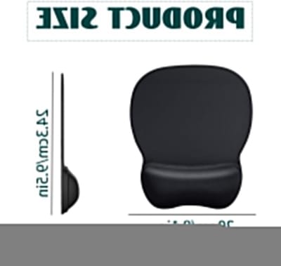 Ergonomische Siliconen Muismat Waterdicht met Antislip Basis voor Gaming en Kantoorwerkzaamheden