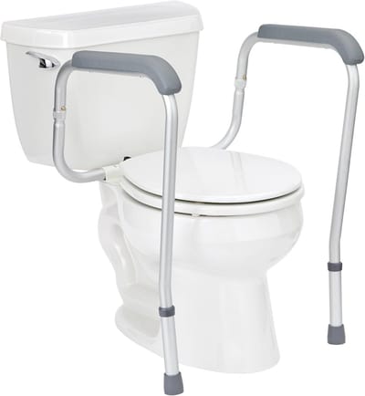 Toiletveiligheidsrails met Verstelbare Handgrepen en Eenvoudige Installatie