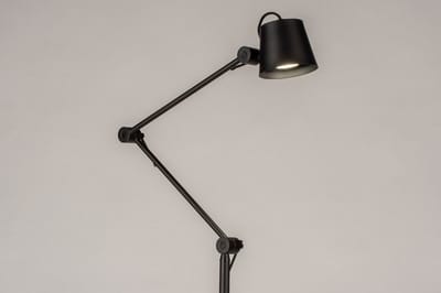 Lumidora Vloerlamp 74427 - SYDNEY - GU10 - Zwart - Metaal