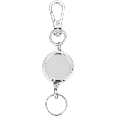 Boucle de Clé Antivol Tout MétalCorde en Nylon Extensible Haute Résilience white