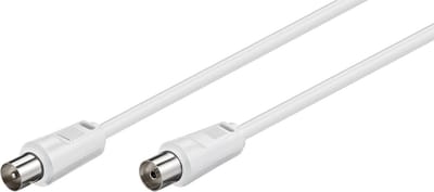 Goobay 50125 coax-kabel 20 meter Coaxiaal Wit