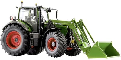 Wiking 077869, Fendt 724 Vario met frontlader Cargo 6.100, schaal 1:32, metaal/kunststof, vanaf 14 jaar