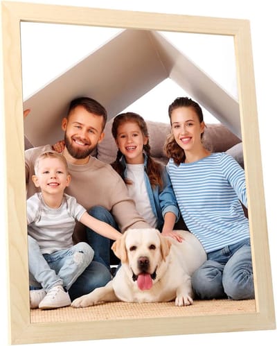 Houten Fotolijst 20.3 x 25.4 cm, Perfect voor Woonkamer, Slaapkamer en Kantoor, Decoratieve Fotolijst voor Herinneringen