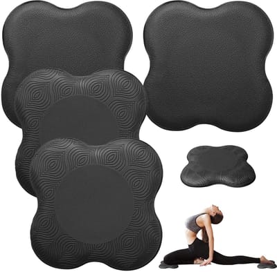 Unyqoos® Set van vier ergonomische kniekussens voor yoga, pilates en fitness