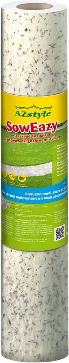 ECOstyle SowEazy - Graszaad Inzaairol - Gras Aanleg - Snel en Gemakkelijk te Gebruiken - Voor een oppervlakte van 10m²