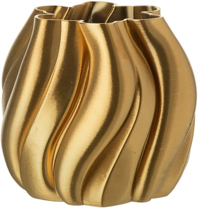 J-Line vaas 3D Print Onregelmatig - porselein - goud