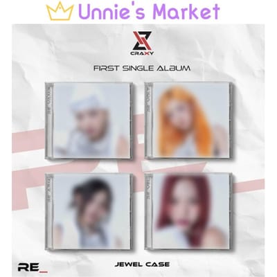 CRAXY - RE_ Jewel Case ver. / 1e enkel album Random ver. gray