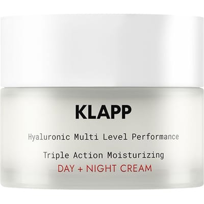KLAPP Hyaluron Triple Action Moisture Day + Night Cream Gezichtscrème Unisex 50 ml
