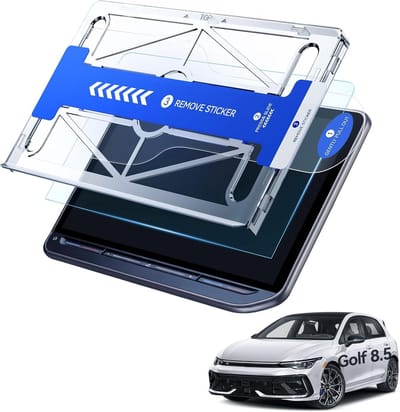Beschermfolie 12,9 inch voor VW Golf 8.5 (2024-2026) - Anti-kras screen protector met installatiekit en heldere weergave