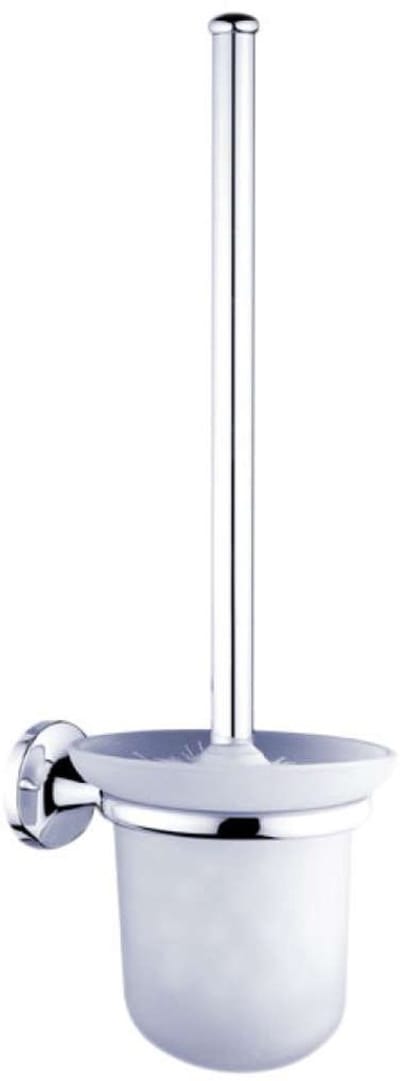 Nimco Monolit - Toiletborstel voor wandmontage met houder, mat glas/chroom MO 4094C-26