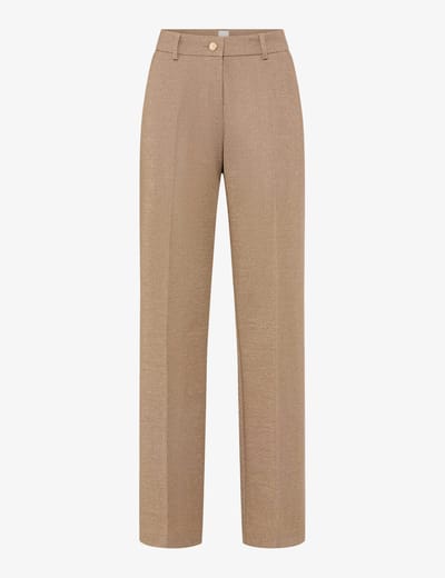 Brax Dames Flatfrontbroek  Style MAINE DESERT, beige, maat 36