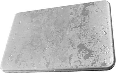 Roestvrijstalen Koelplaat - IJselementen Herbruikbaar - Lunch Koel Houden - Vloeistofvrij Koelmiddel - 10.1 x 9.9 x 2.8 cm - Zilver