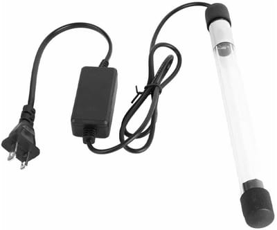 Allecto - LED Aquariumlamp - Dompelbare UV-desinfectielamp - Waterdicht - 13W - Onderwater LED-lamp - Geschikt voor aquaria - 220V