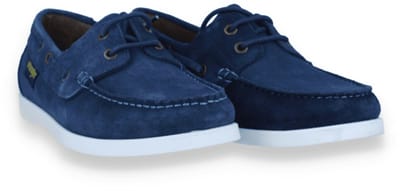 Wrangler Heren Bootschoen Baltic Suede Men Low Dark Denim | Blauw | Maat: 43