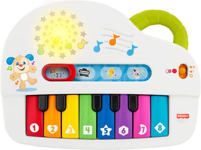 Speelgoed Piano - Muziek Speeltje - Kinderen Leren Muziek - Vier Speelmodi - 8 Toetsen - Multicolor
