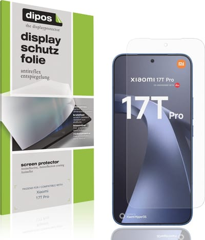 dipos – 4x Matte Beschermfolie geschikt voor Xiaomi 17T Pro | Krasbestendige & antireflecterende Screenprotector Ultra-Thin