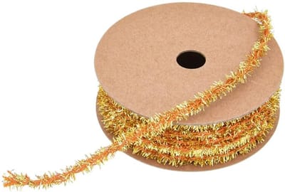 10 Yard Metallic Lametta Slinger - Decoratieband voor Kerst, Bruiloft en Verjaardag - Dunne Glitter en Knutselband
