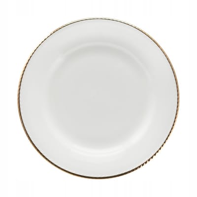 Villa Italia Camilla Plat Bord 28cm - Elegant Porselein met Gouden Rand