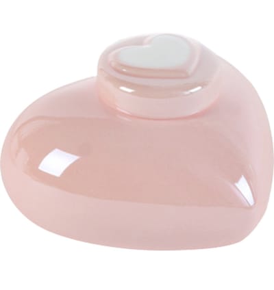 Professionele Begrafenis Urn - 380 ML - Urn - Mini Crematie Urn - As Urn - Voor Huisdieren, Honden, Katten of Menselijk As - Crematie As - Mini Urn - HART