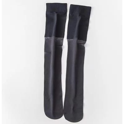 Vrouwen Kousen Sexy Kant Nylon Lange Sokken Ademend Dunne Stiksels Over De Knie Sok Anti-Winkelhaak leggings Kniebeschermers Kous One Size zwart