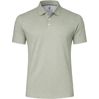 Desoto Polo Casual Kent Oxford Cotton Groen / male
