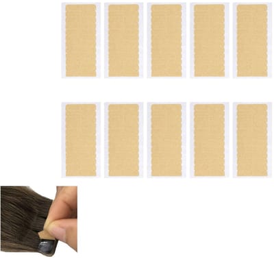 120 Stuks Dubbelzijdige Vervangings Tape voor Haarextensions, Eenvoudig in Gebruik, Perfect voor Thuisgebruik en Professionele Kappers