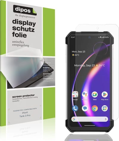 dipos – 4x Matte Beschermfolie geschikt voor iHunt Tank 3 Pro | Krasbestendige & antireflecterende Screenprotector Ultra-Thin