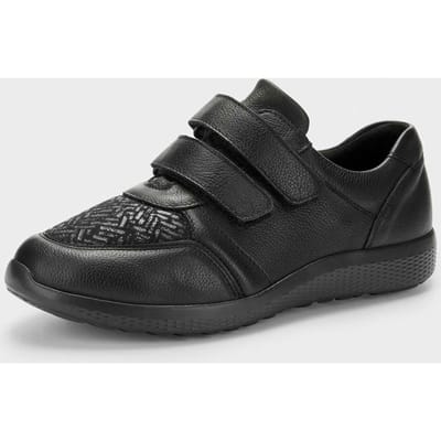 Schoenen van nappaleer - zwart - Gr. 3,5 van Goldner Fashion