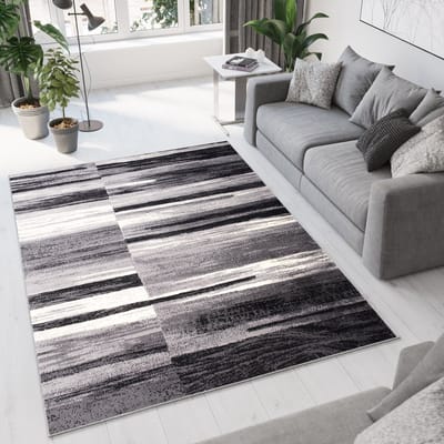Tapiso Dream Vloerkleed Grijs Laagpolig Modern Woonkamer Tapijt Maat- 120x170