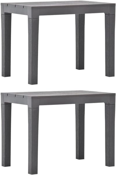 Set van 2 Tuinbanken van Weerbestendig Kunststof