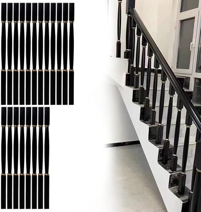 Houten Trap Spindels - Balusters Leuning - Interieur Decoratie - Massief Hout - 4 Stuks - Niet gespecificeerd