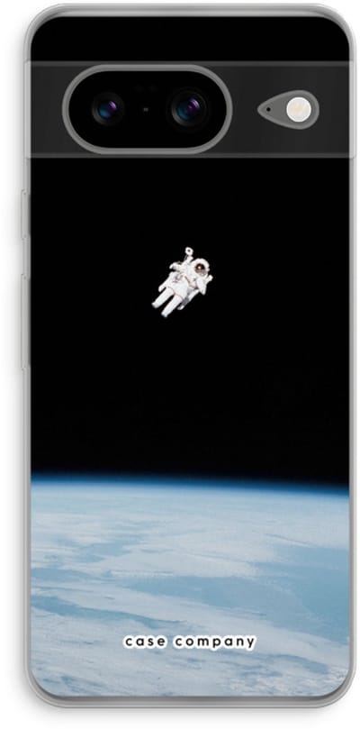 Case Company® - Hoesje geschikt voor Google Pixel 8 hoesje - Alone in Space - Soft Cover Telefoonhoesje - Bescherming aan alle Kanten en Schermrand