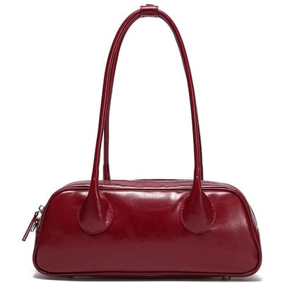 Dameshandtassen van echt leer Licht luxe niche tassen Nieuwe veelzijdige okseltassen Dames high-end schoudertassen brown