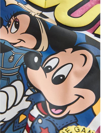 Next - Jongens - groen - Mickey Mouse T-shirt en korte broek set - Roze