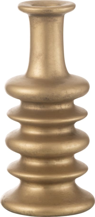 J-Line vaas Nebu Wijd - keramiek - goud - 38 cm hoog