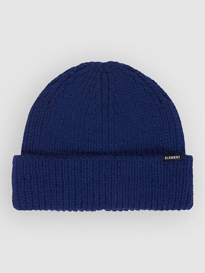 Element Mid Heavy Knit Solid Muts blauw