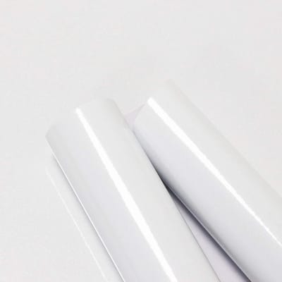 Contactpapier Wit - Schil en Stok Behang - Keuken Renoveren - Waterdicht Gemakkelijk Schoon te Maken - 40x200 cm