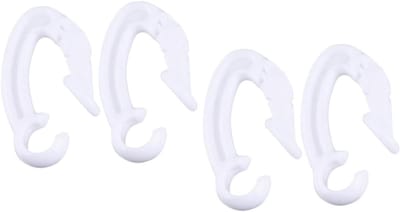 Draadloze Oortelefoon Hangers - Oorhaakjes - Veilig Dragen - Anti-verloren Clip - 4 Stuks - Wit