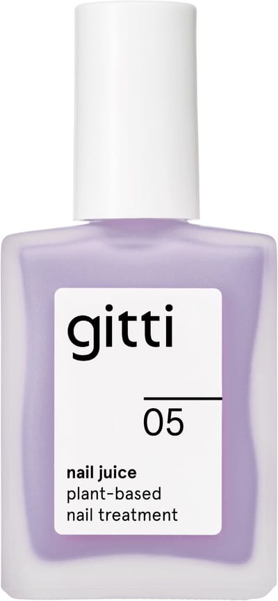 gitti - Nail Juice 05 - Soft Blueberry - Nagelverzorging - Nagelverharder - Nagellak - 2 in 1 - Sheer Paars