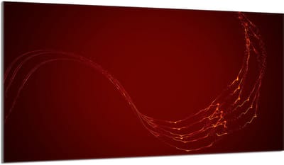TMK ArtDeko Serie - Roze Snijplank - 90x52 cm - Gehard Glas - Keukenbescherming