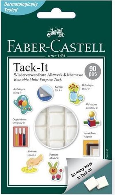 Faber-Castell kleefpads - Tack-it - 90 stuks - FC-589150
